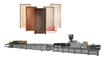 Ligne d'extrusion de panneaux de porte WPC
